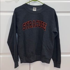 Syracuse gray crewneck